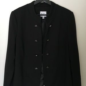 Jules & Leopold Black Military Style Jacket